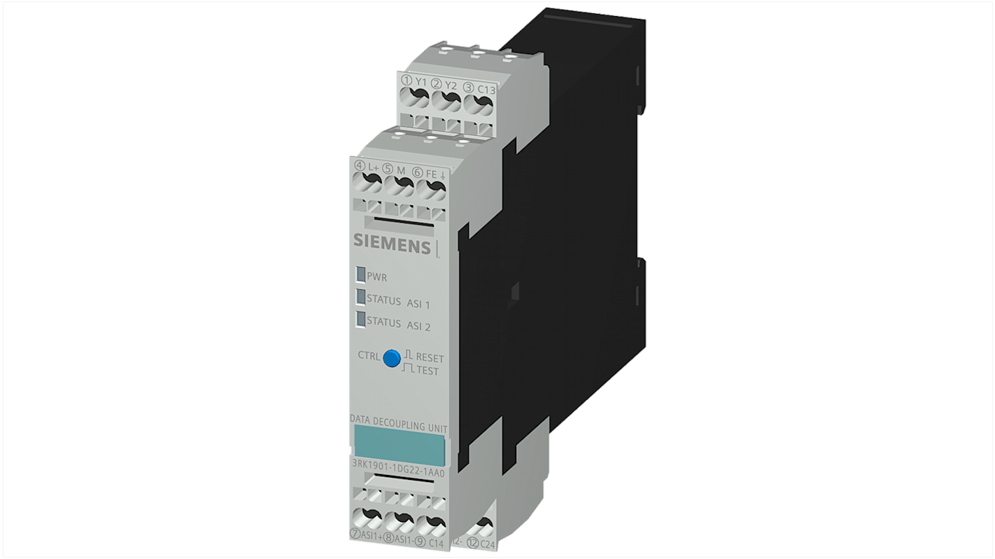 Siemens インターフェイスモジュール 3RK19011DG221AA0 データデカップラ 制御キャビネット用