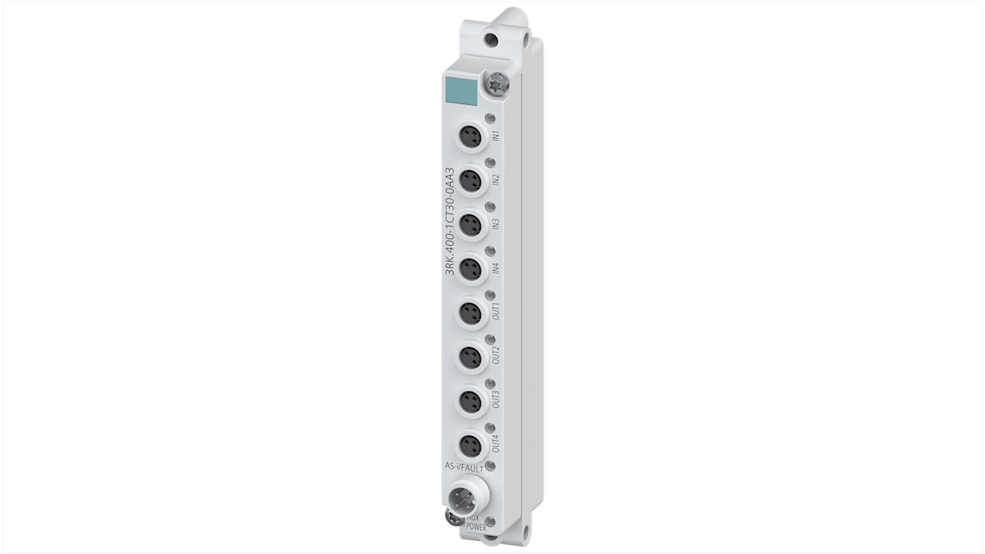 Module compact AS-i Siemens 3RK2 pour Modules d'E/S numériques, IP67 - K20