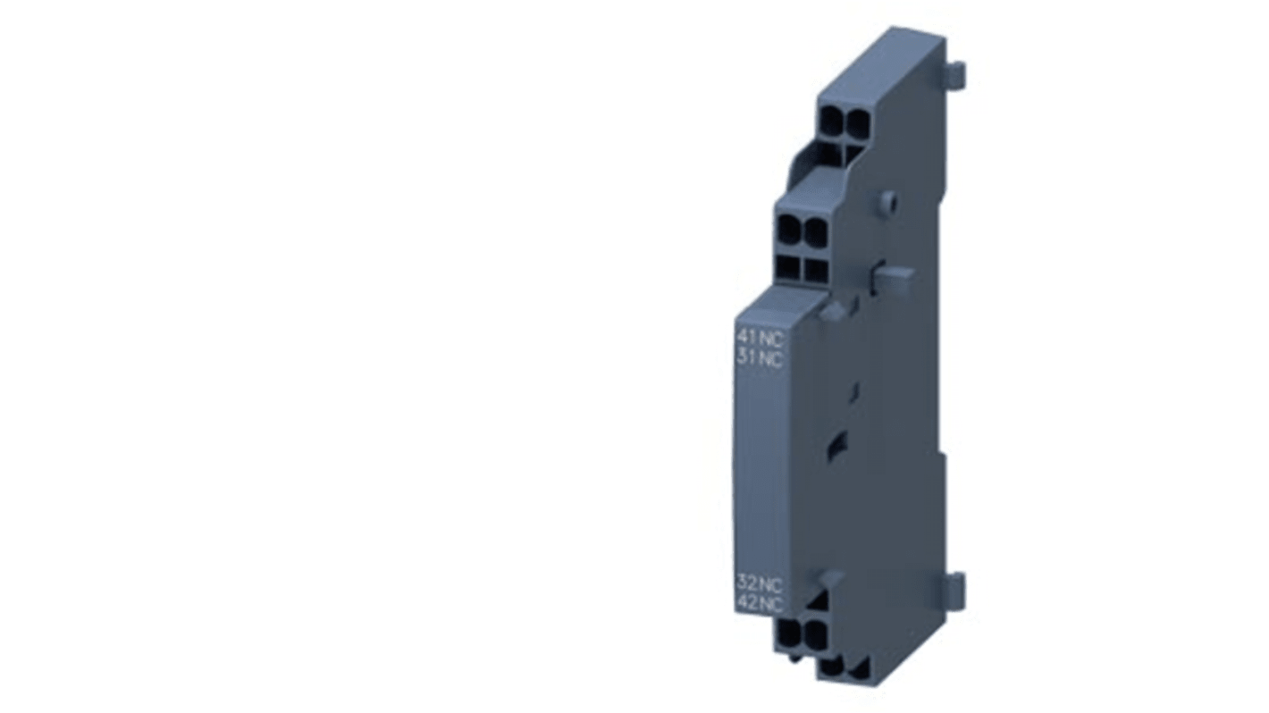 Siemens SIRIUS Auxiliary Contact for use with Circuit Breaker 3RV2