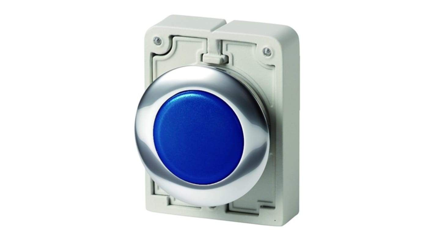 Eaton, M30 Blue Indicator, 30mm Cutout, IP67, IP69K, Rectangular