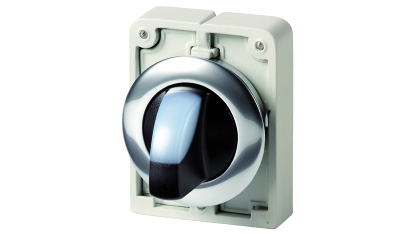 Eaton Toggle Selector Switch - 30mm Cutout Diameter, Illuminated 3 Positions