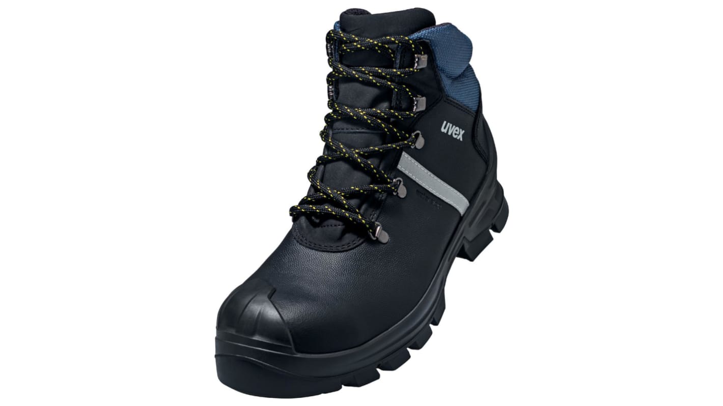 6512239 Uvex Uvex 2 Blue Composite Toe Capped Unisex Safety Boot, UK