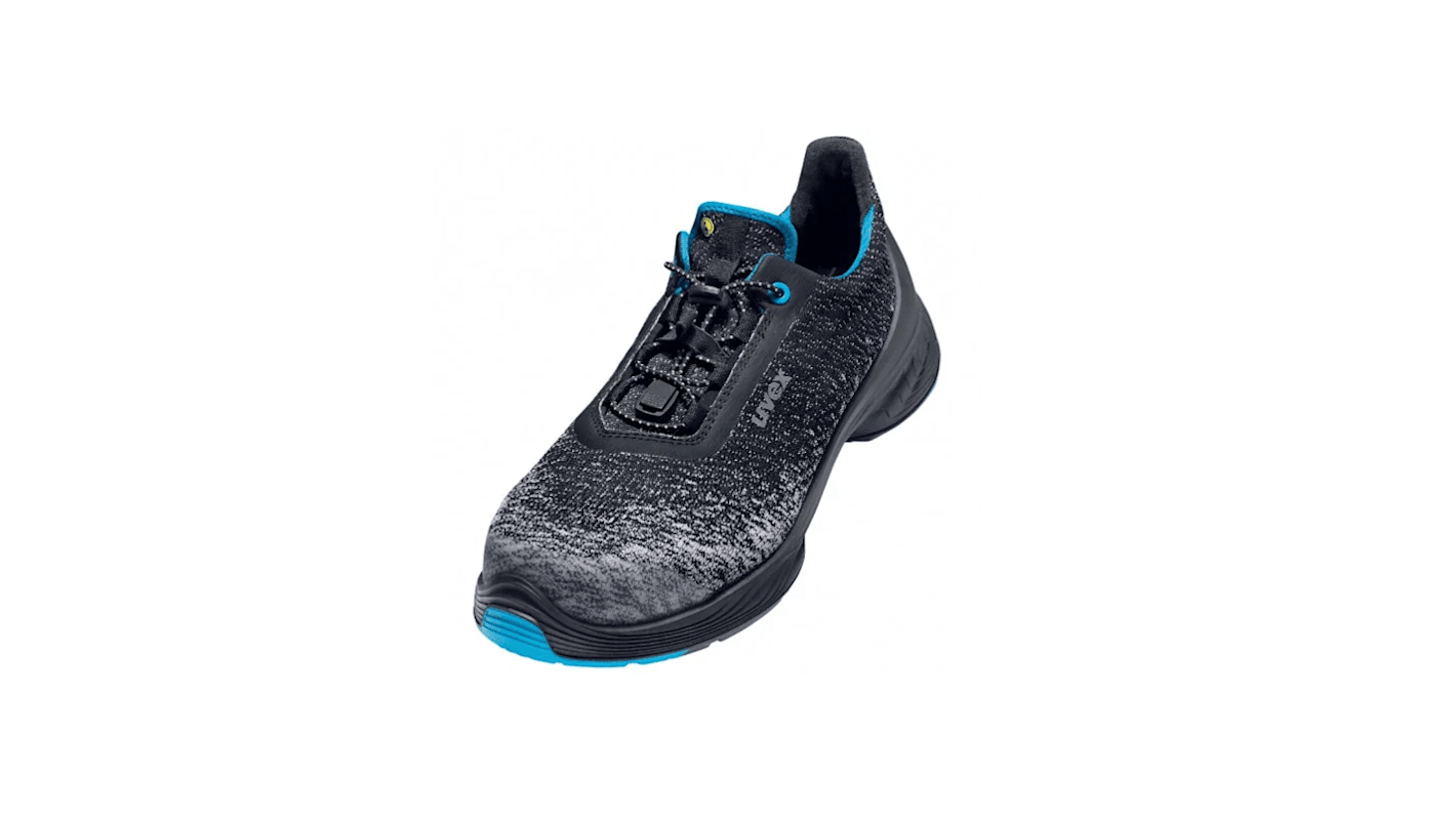 Uvex Uvex 1 Unisex Blue, Grey Composite Toe Capped Safety Shoes, UK 3, EU 35