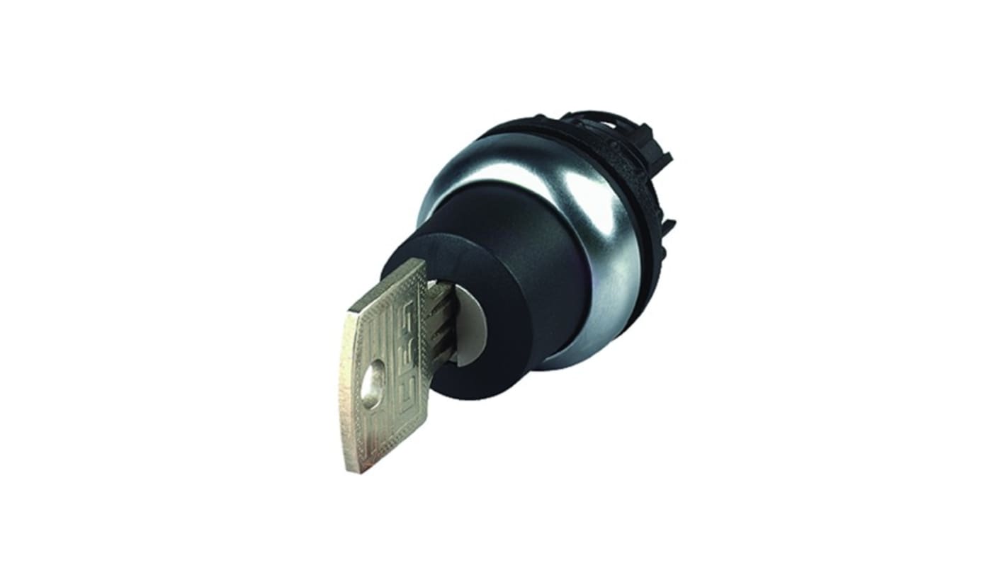 Eaton M22 2-position Key Switch Head, Momentary, 22.5mm Cutout