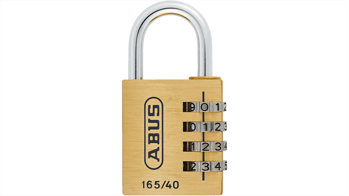 ABUS Combination Brass, Steel Combination Padlock, 6mm Shackle, 41mm Body