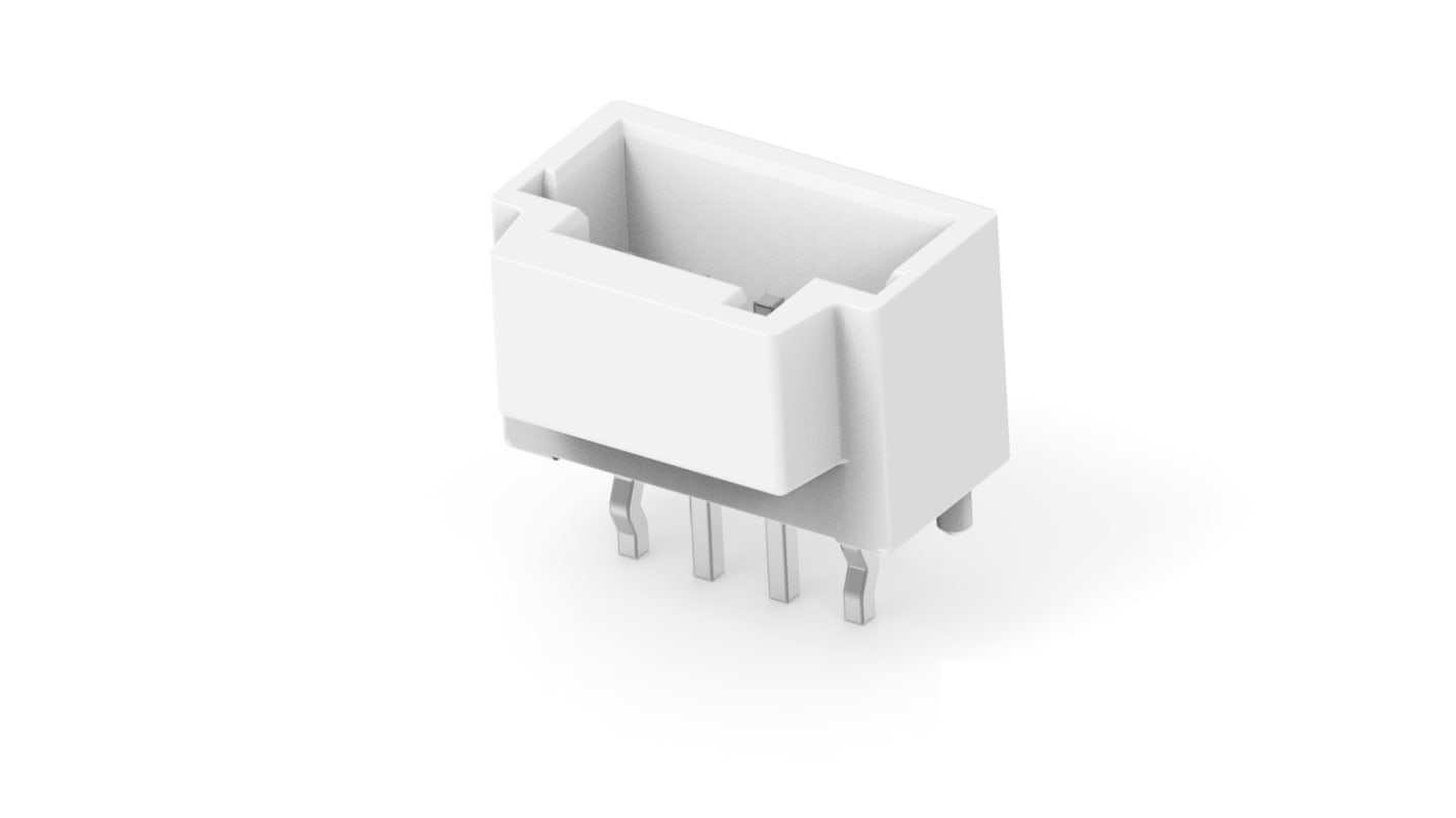 TE Connectivity 基板接続用ピンヘッダ 4極 2mm 1列 1-2232826-4