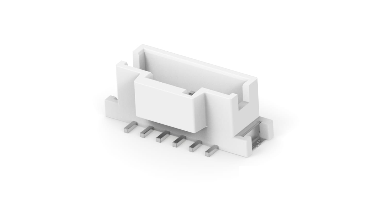 TE Connectivity GRACE INERTIA 2.0 Series Vertical Board Mount PCB Header, 2 Contact(s), 6mm Pitch, 1 Row(s), Shrouded