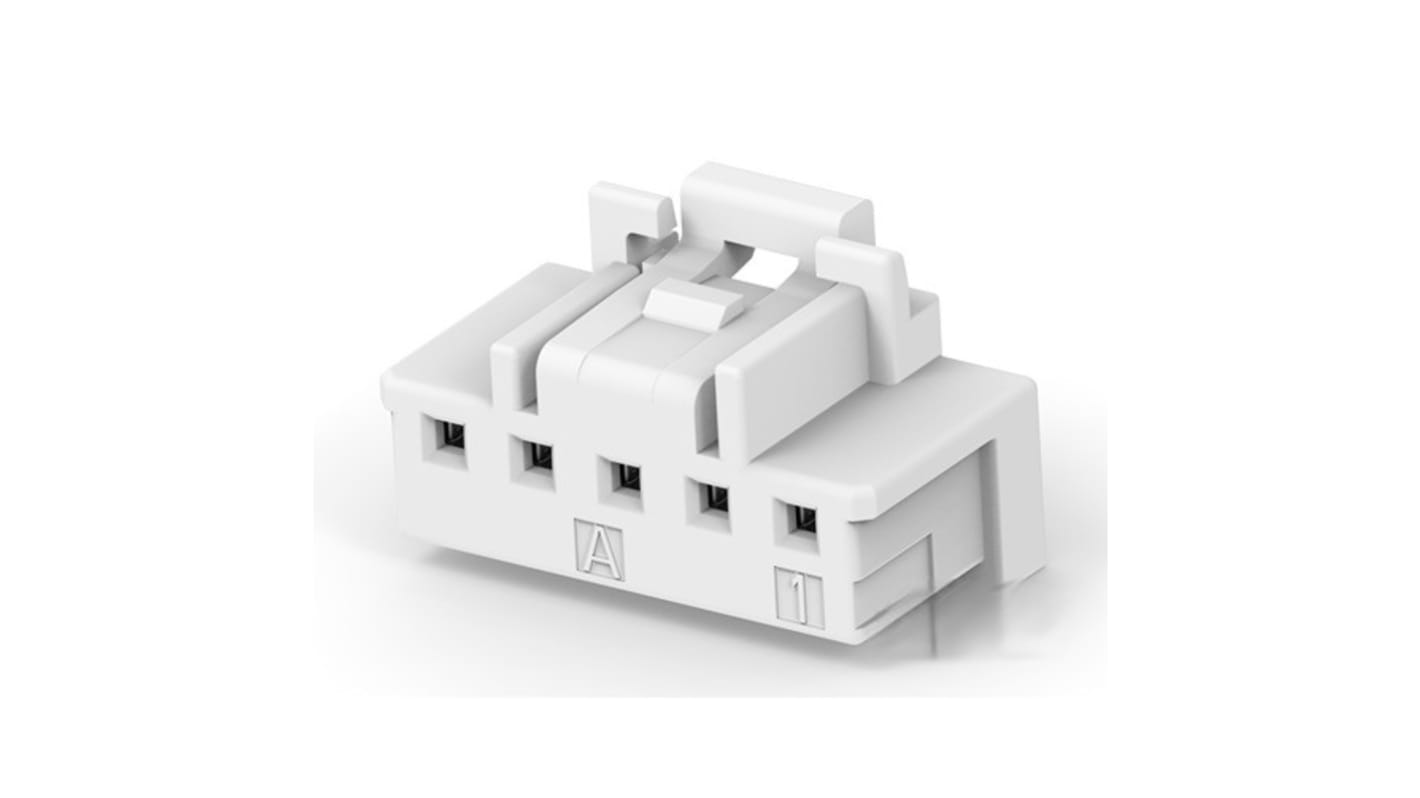 Carcasa de conector TE Connectivity 1-2232979-5, Serie 1-2232979, paso: 2mm, 5 contactos, , 1 fila filas, Vertical,