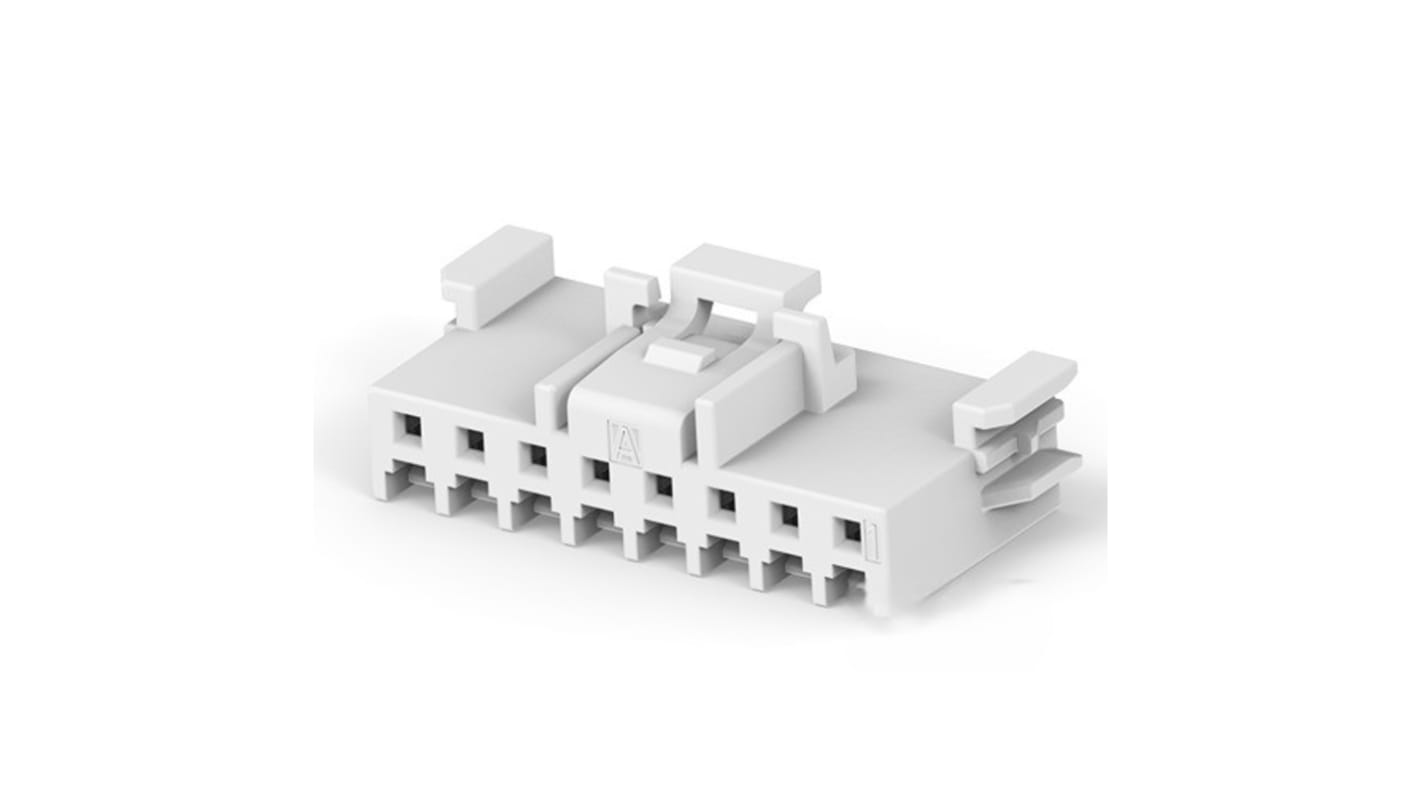 TE Connectivity, SGI2.0 Plug Connector Housing, 2mm Pitch, 8 Way, 1 Row