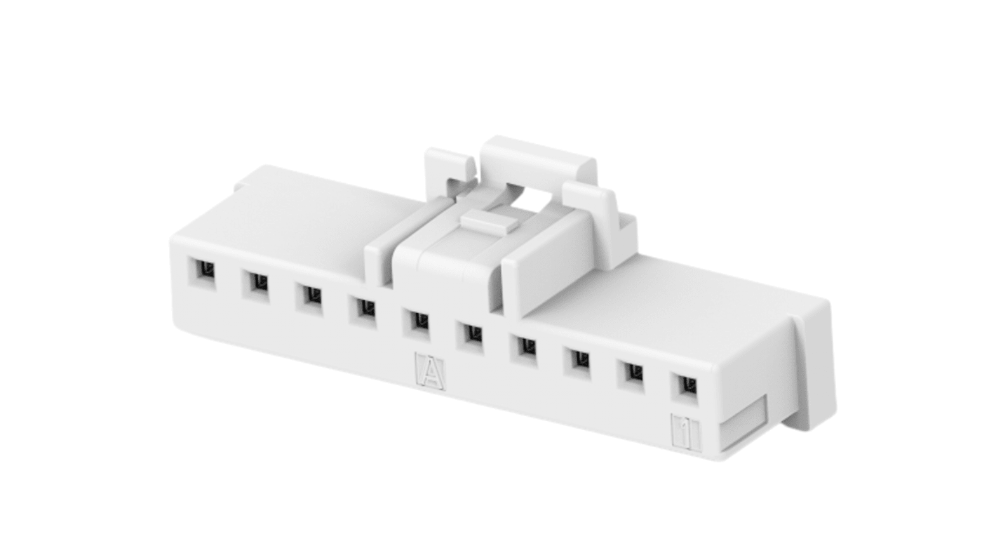 TE Connectivity, SGI2.0 Plug Connector Housing, 2mm Pitch, 10 Way, 1 Row Vertical