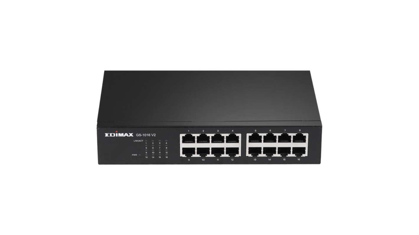 Switch Gigabit Edimax GS-1016 V2, 16 ports