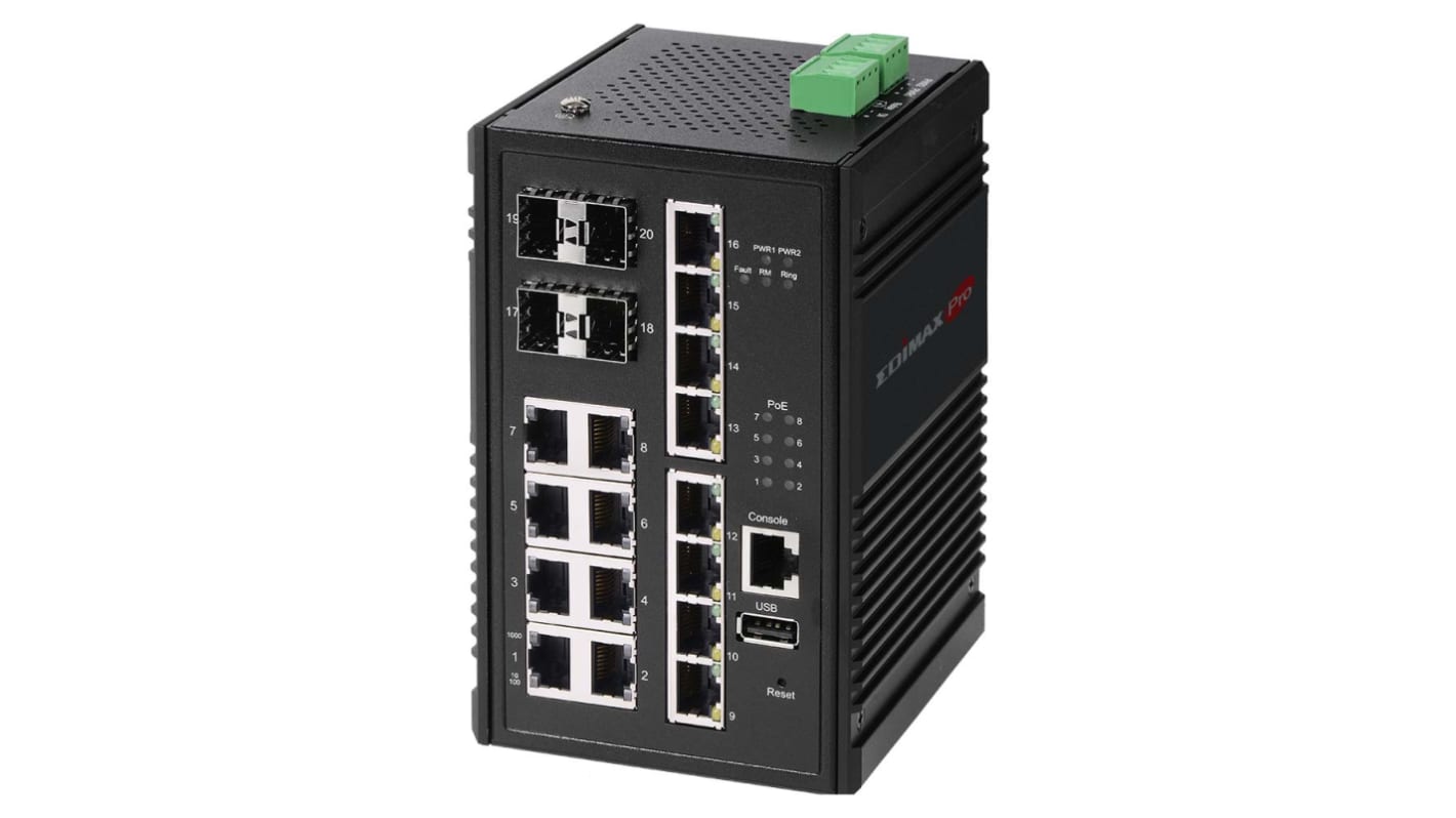 Switch Gigabit Edimax, 16 porte, Sì