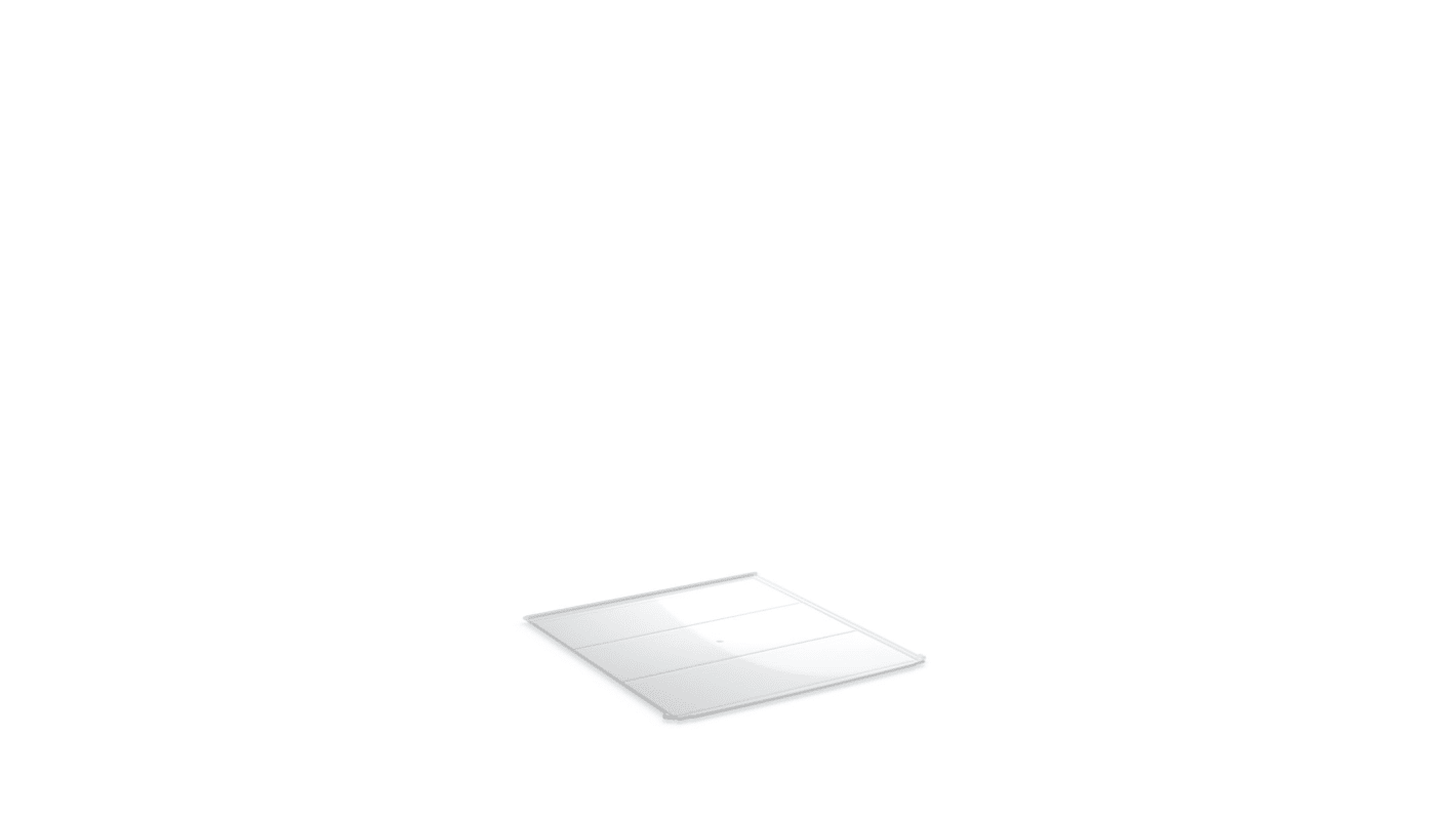 Tapa de contenedor Bott 13022034, Tapa de contenedor Transparente, Plástico para usar con Caja inferior, 253 x 274 x 4mm