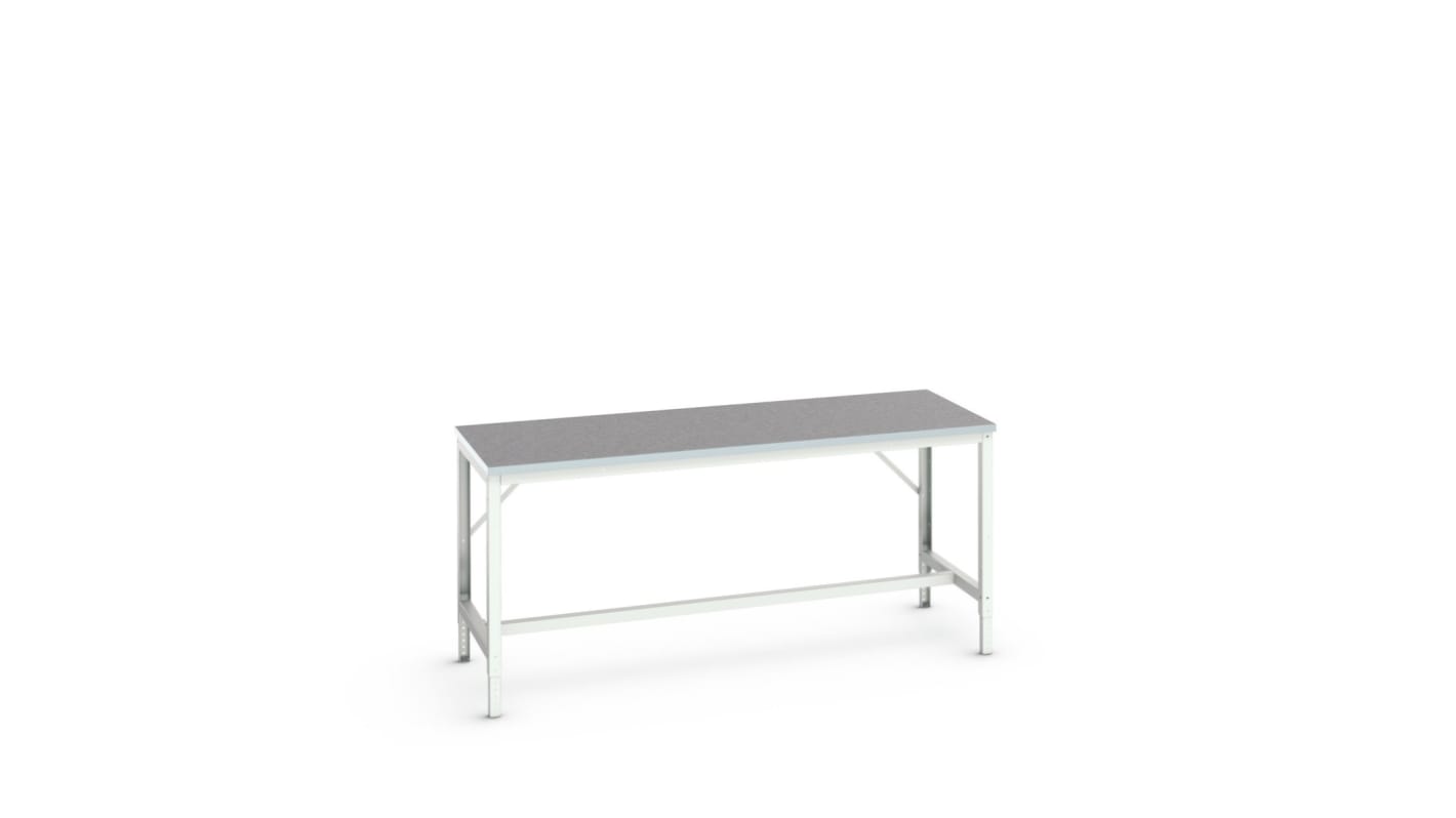 verso adj. height framework bench with l