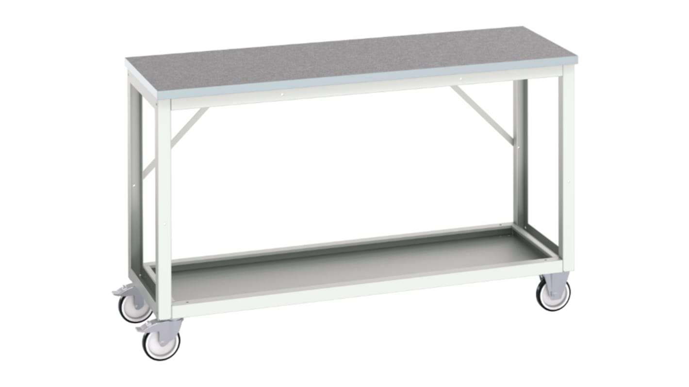 verso mobile workstand with lino worktop