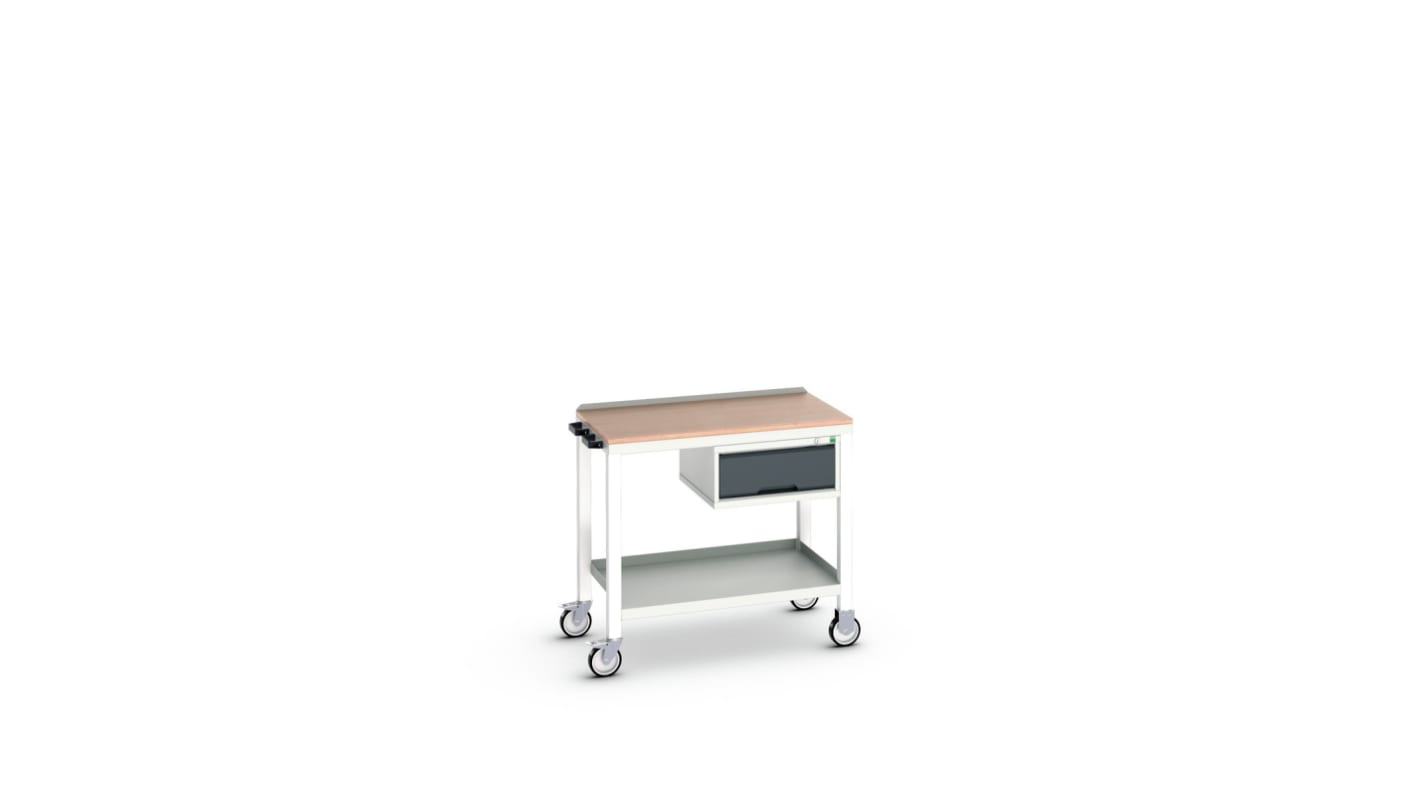verso mobile welded bench with 1 drawer