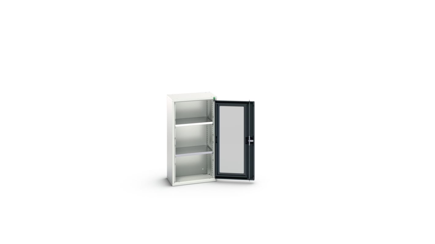 Bott Schrank, Typ Schrank mit Ablage,  Bodenmontage, 1 Tür/en, 2 Regal/e, 0 Schublade/n,  Verriegelbar, Stahlblech