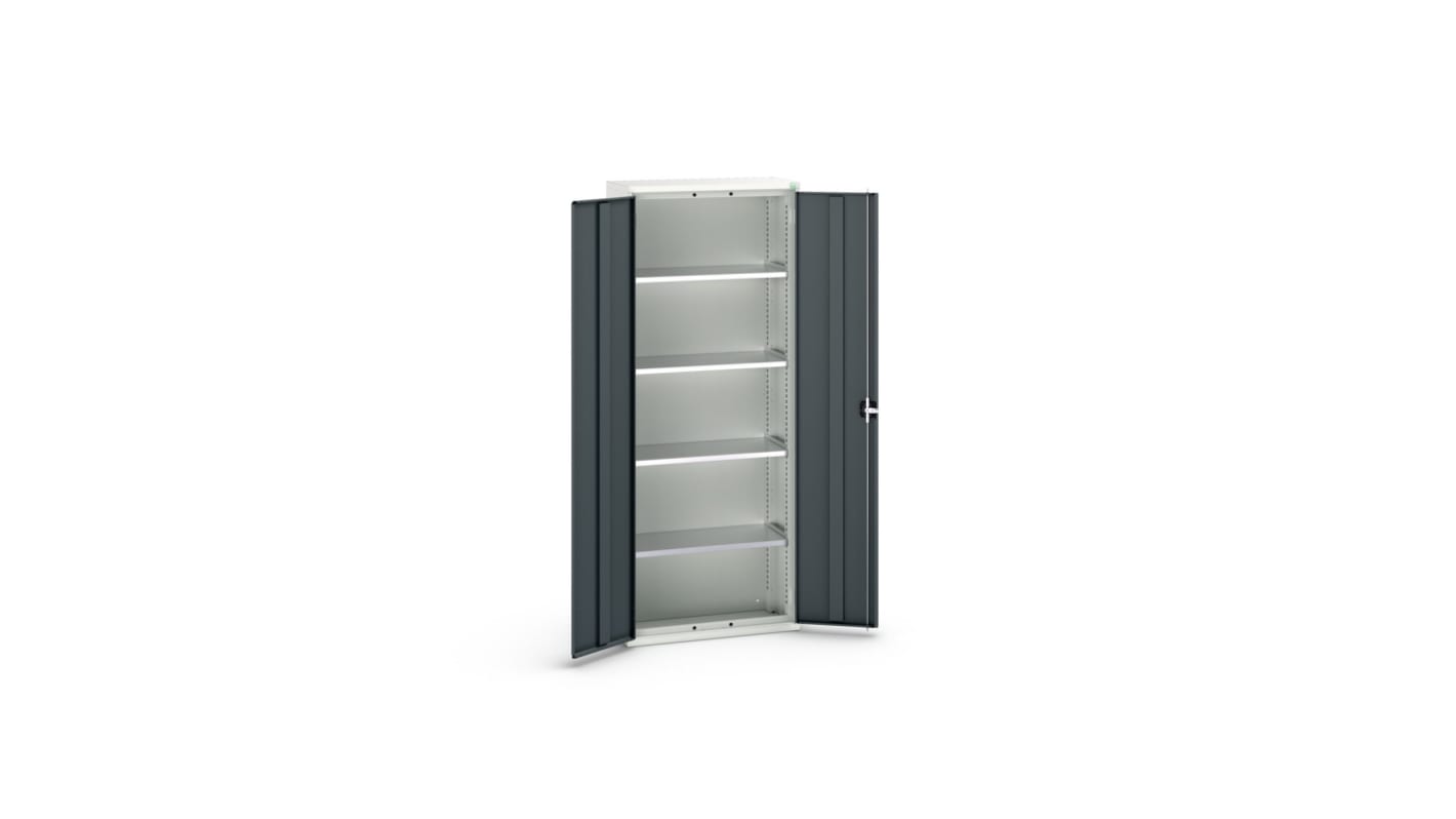 Bott Schrank, Typ Regalschrank,  Bodenmontage, 2 Tür/en, 4 Regal/e, 0 Schublade/n,  Verriegelbar, Stahlblech