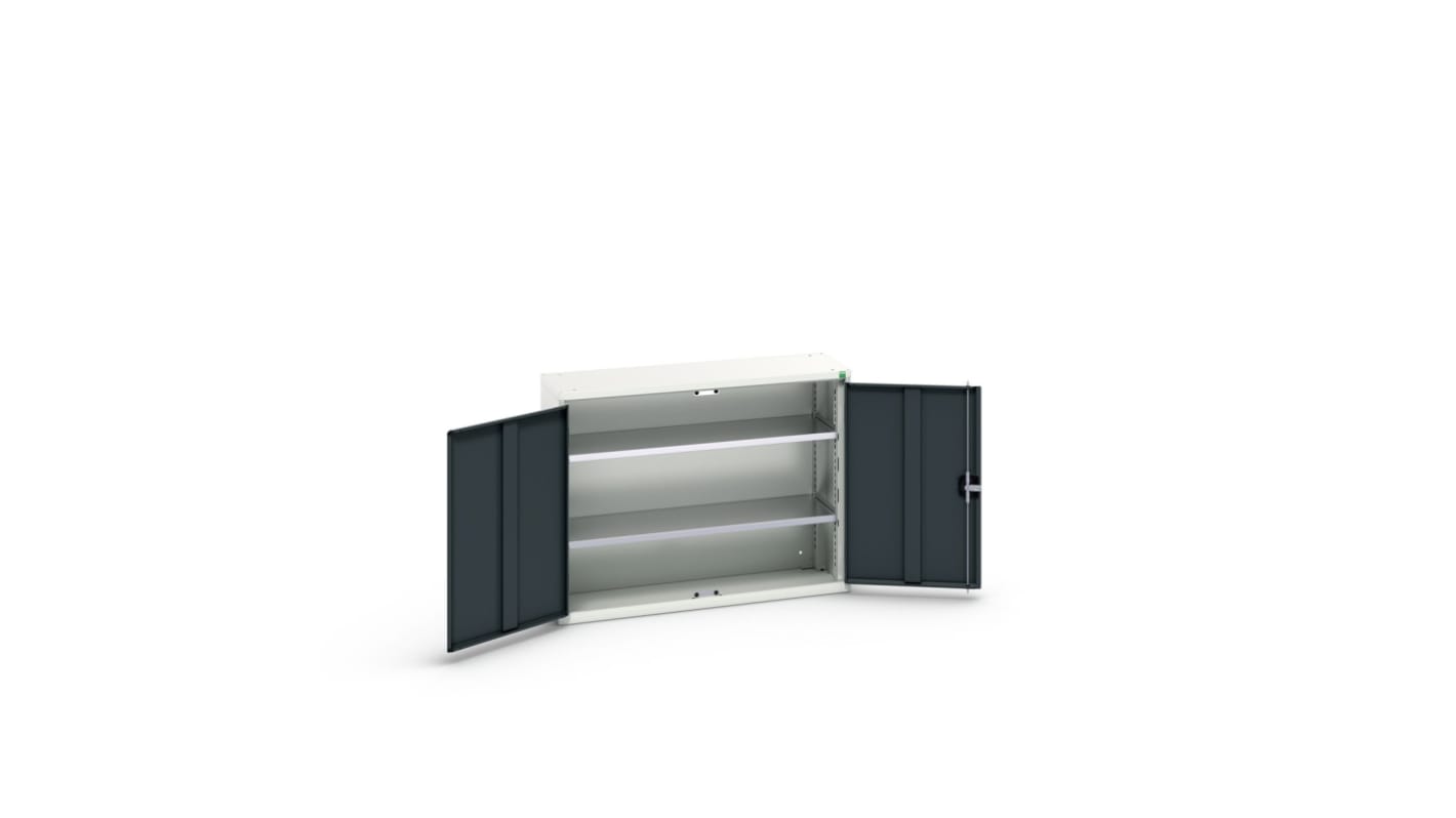 Bott Schrank, Typ Schrank mit Ablage,  Bodenmontage, 2 Tür/en, 2 Regal/e, 0 Schublade/n,  Verriegelbar, Stahlblech