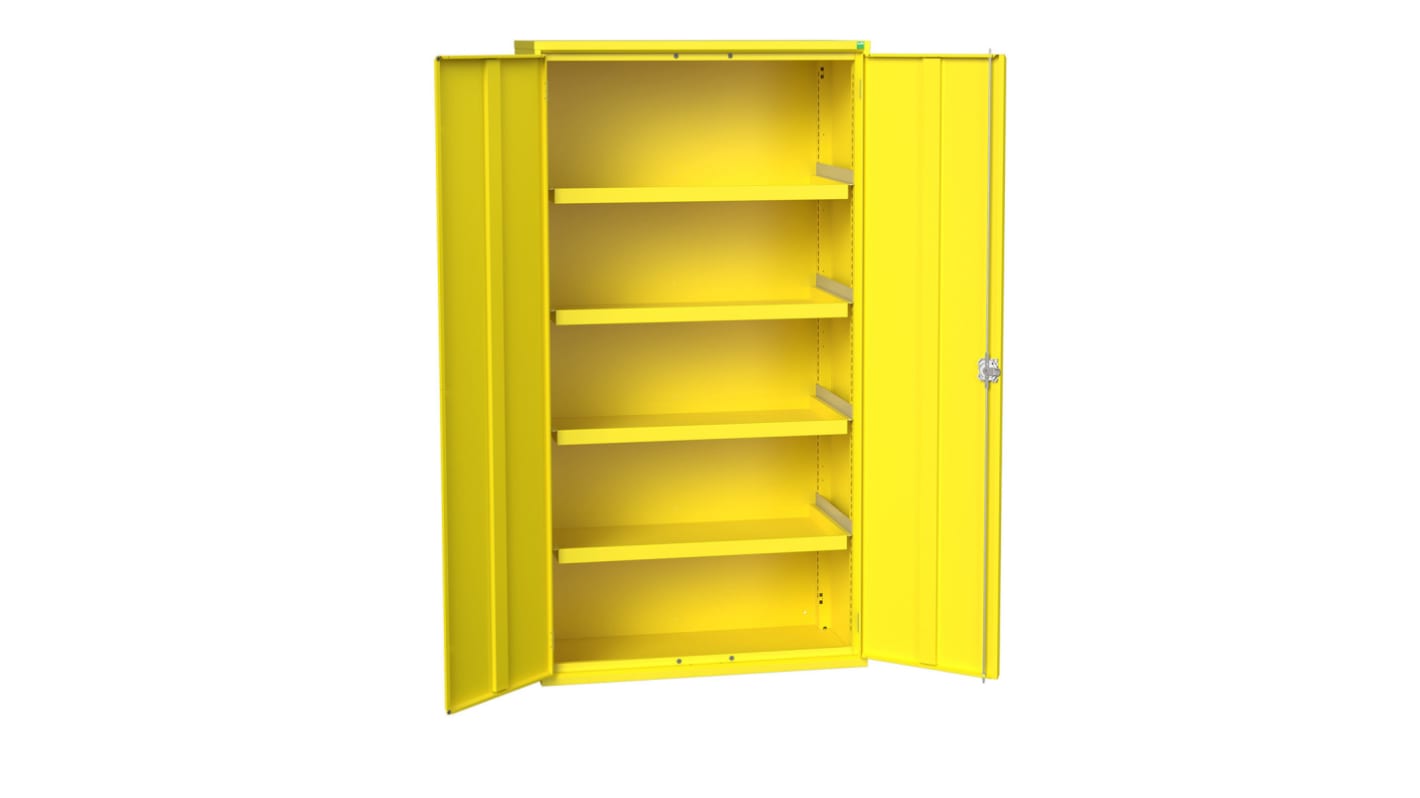 Bott 2 Door Sheet Steel Lockable Floor Standing Cupboard, 1050 x 550 x 2000mm