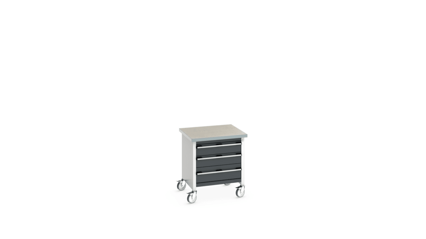 Banco di stoccaggio mobile, 750mm x 840mm x 750mm, carico 300kg