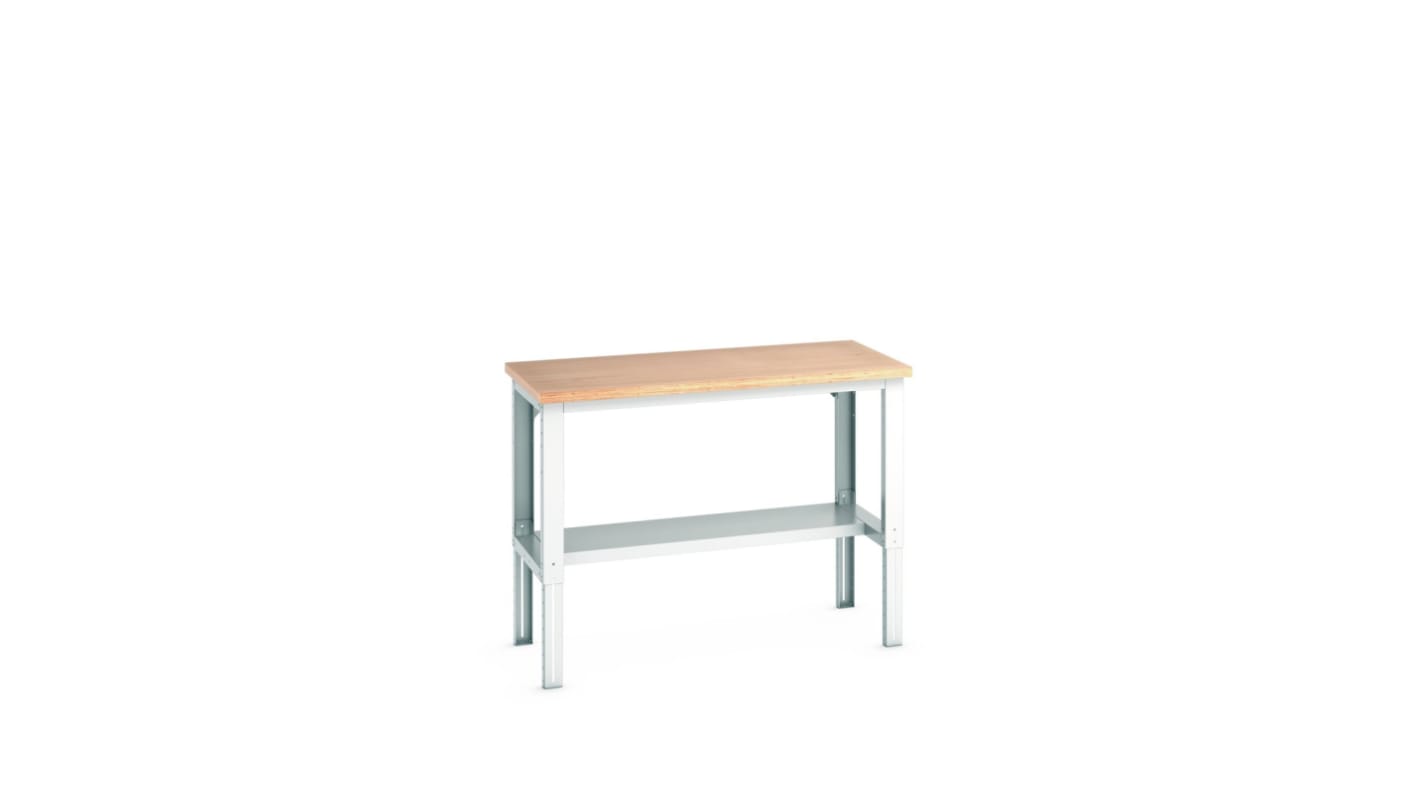 Bott Steel Workbench, Adjustable Height, 740 → 1140mm x 1500mm x 750mm