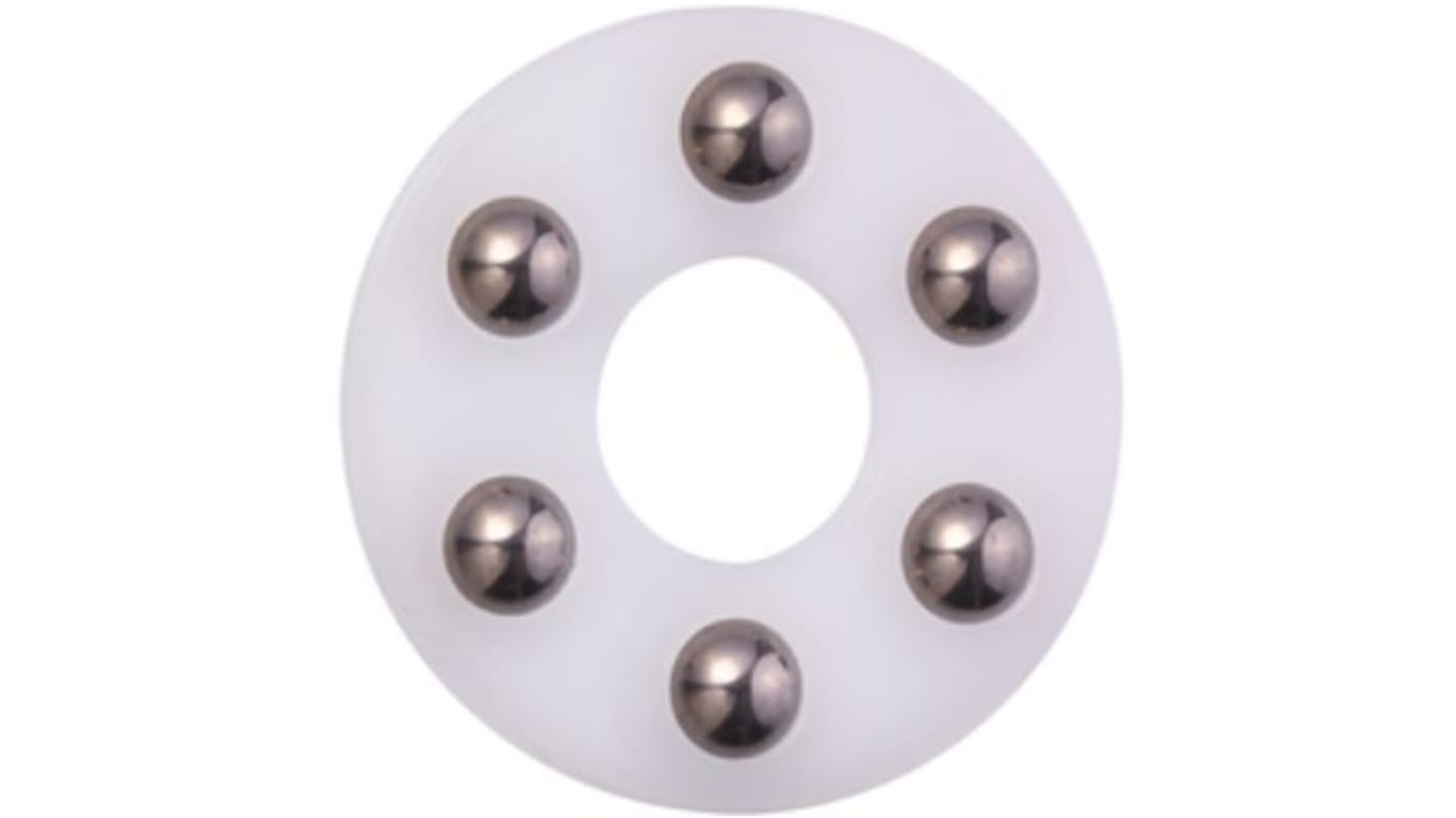 Arandela de empuje Igus para usar con Rodamiento de bolas axial, dimensiones 2 x 21.8mm