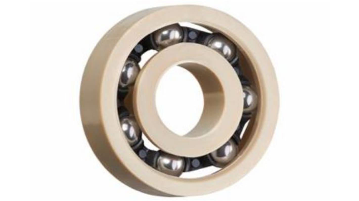 Igus BB-6202-A500-10-ES Single Row Deep Groove Ball Bearing- Open Type 15mm I.D, 35mm O.D