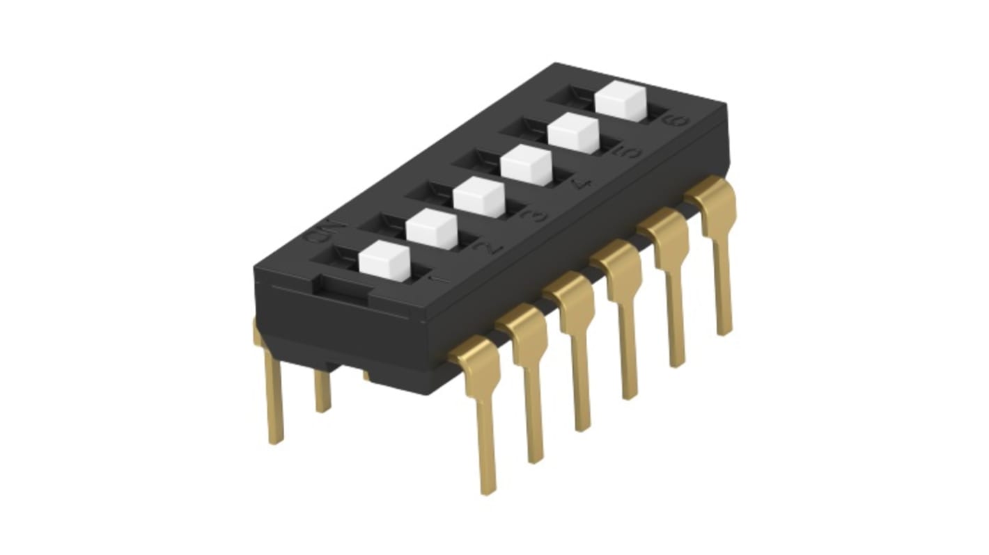 ADE Next Gen. 06 Pos. THT TU Dip Switch