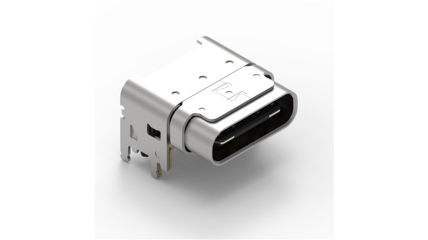 Wurth Elektronik Straight, Plug-In, Receptacle Type Type C USB 3.1 USB C Connector