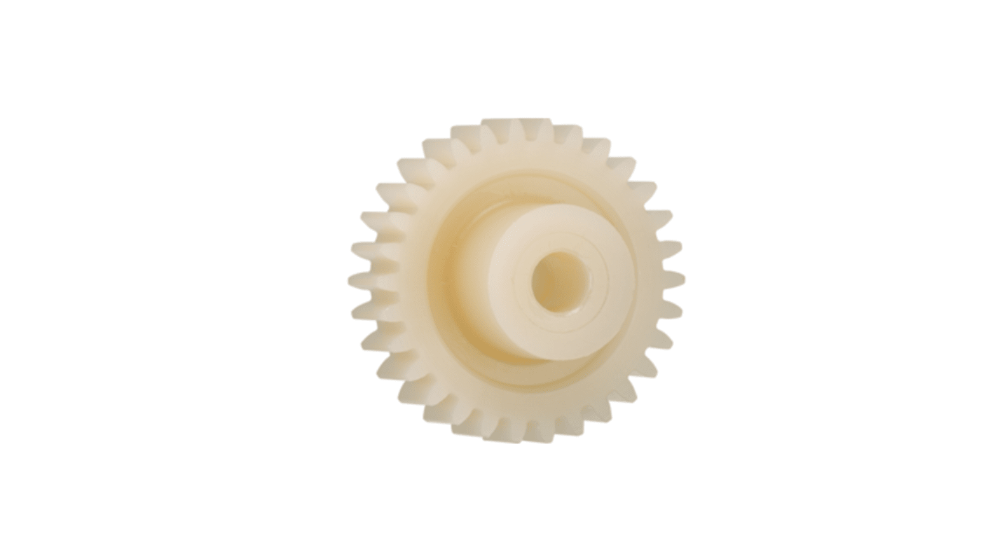 Igus Igutek P360 24 Teeth Spur Gear, 1.25 Module, 6mm Bore Diam, 30mm Pitch Diam, 15mm Hub Diam