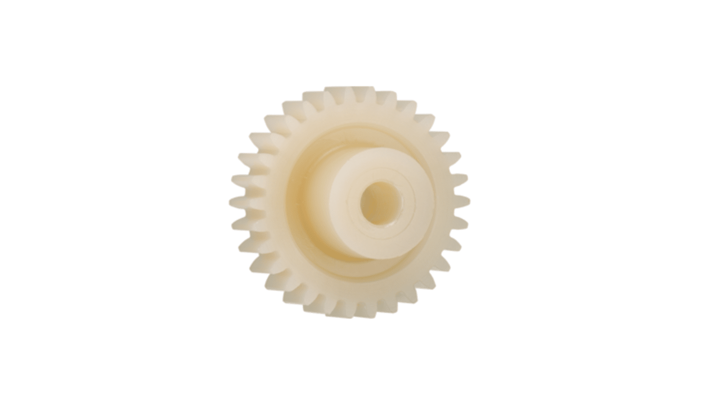 Igus Igutek P360 54 Teeth Spur Gear, 1.25 Module, 10mm Bore Diam, 67.5mm Pitch Diam, 21mm Hub Diam