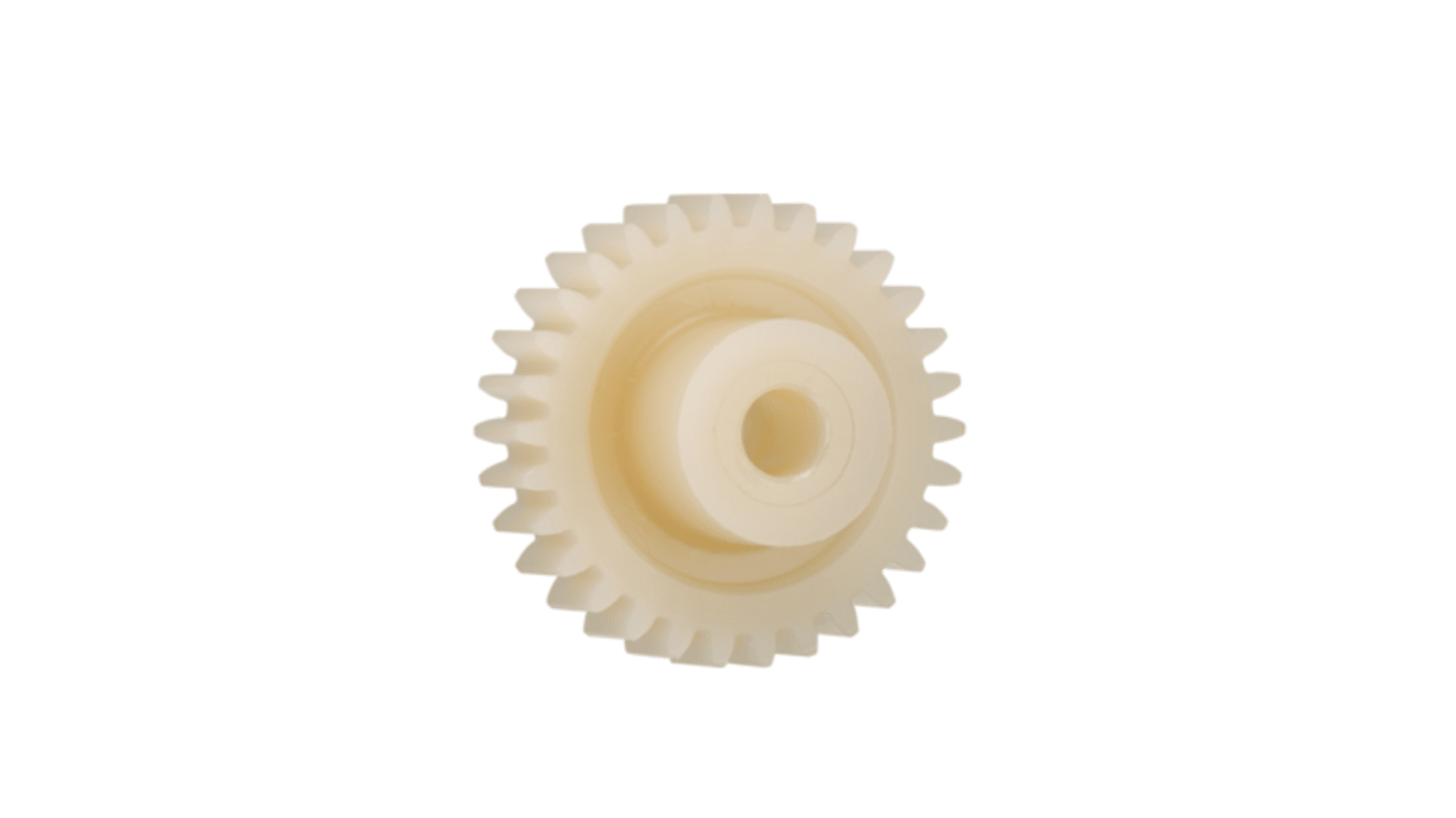 Igus Igutek P360 42 Teeth Spur Gear, 1.5 Module, 10mm Bore Diam, 63mm Pitch Diam, 24mm Hub Diam