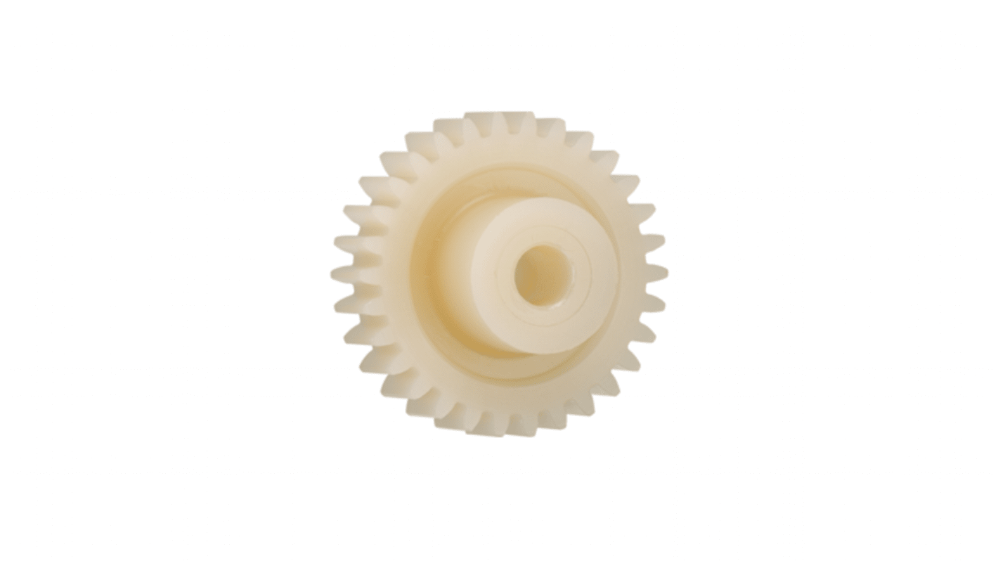 Igus Igutek P360 54 Teeth Spur Gear, 1.5 Module, 12mm Bore Diam, 81mm Pitch Diam, 27mm Hub Diam