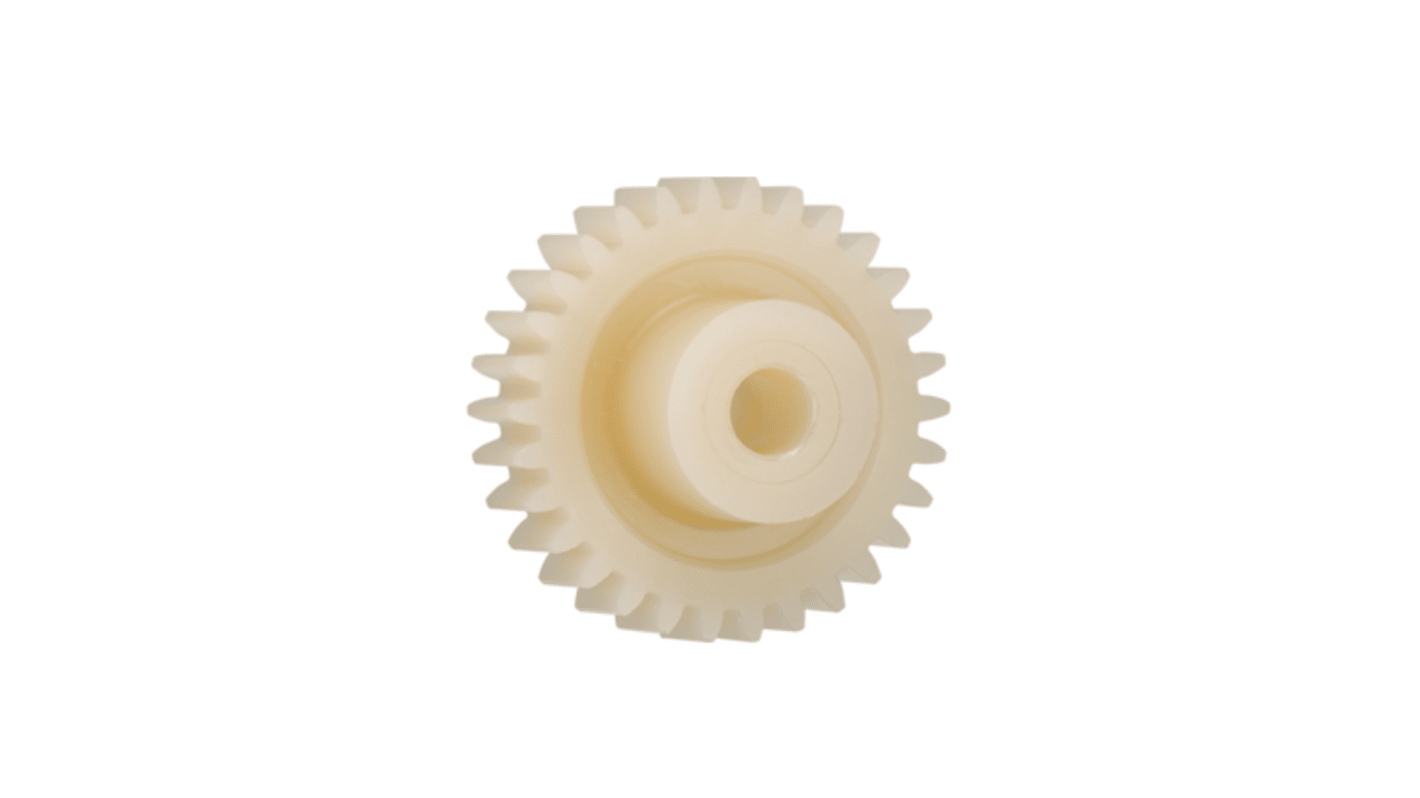 Pignon Engrenage 20 Dents Module 2.5 Plastique Polyacétale Perçage 10 Mm - Neuf