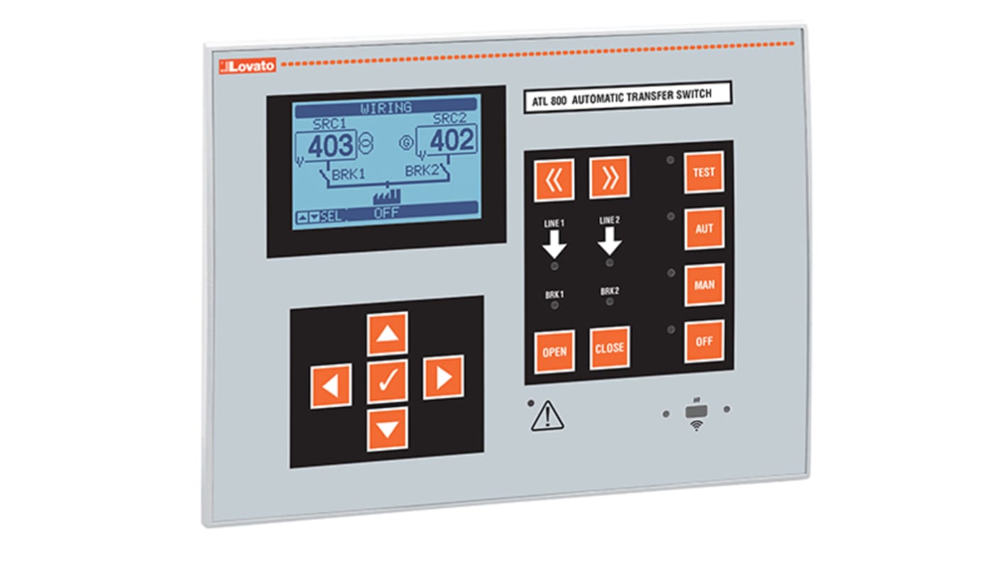 Ovladač řada ATL, výstup: Relé Ethernet, USB 90 → 264 V AC Lovato