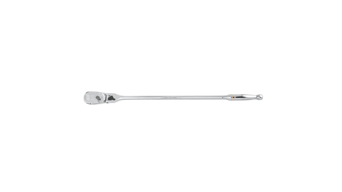 GearWrench 81363T 1/2 in Square Ratchet with Full Polish Handle, 24 mm Overall