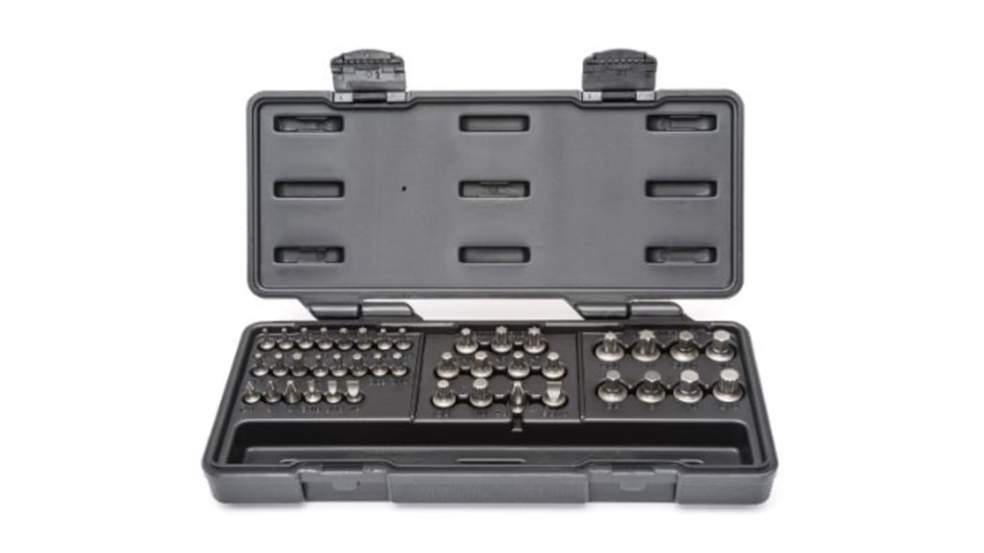 GearWrench 41-Piece Bit Socket Set with Ratchet, Hex Bit; Phillips Bit; Slotted Bit; Torx Bit; XZN Bit