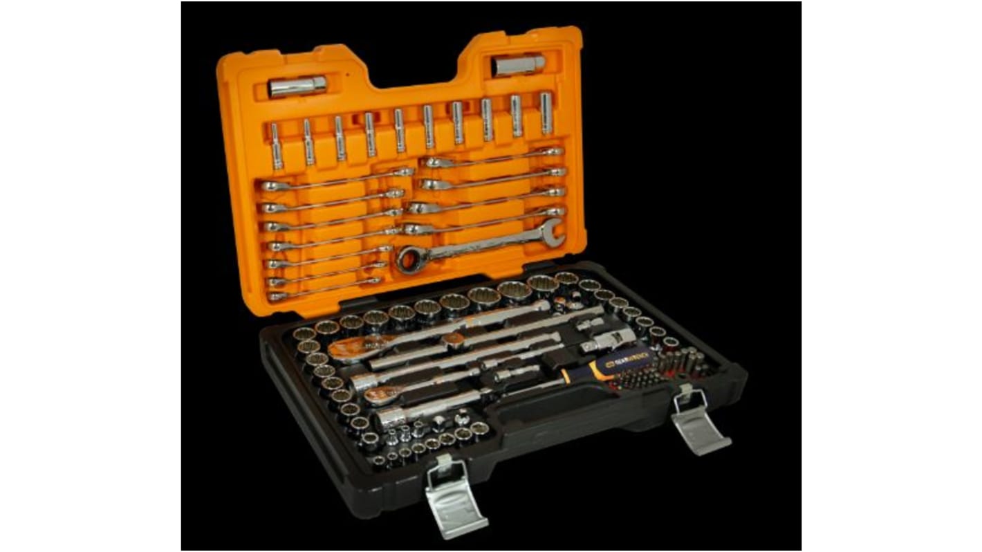 GearWrench 111 Piece Multidrive Socket and Wrench Set Socket Set with Case