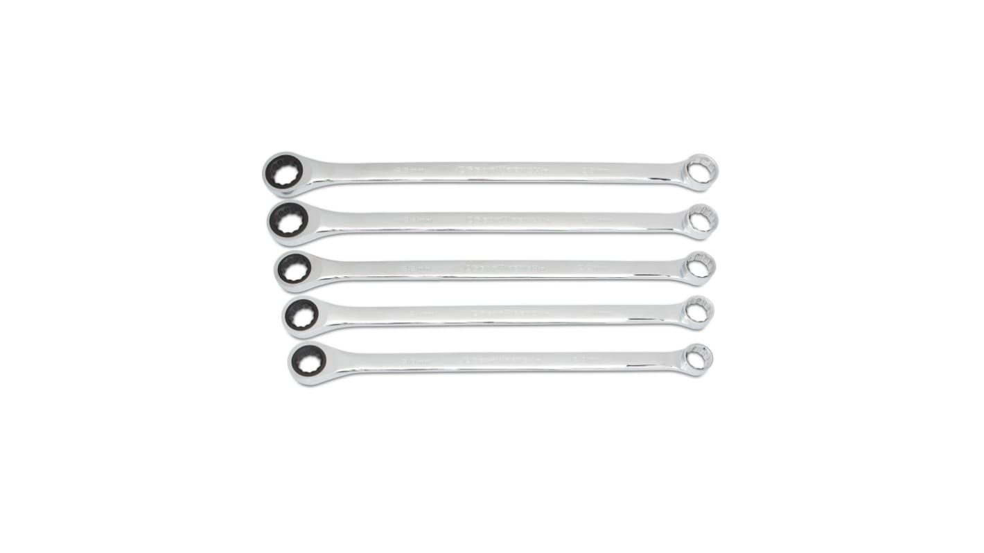 GearWrench 5-Piece Wrench Set, 20, 21, 22, 24, 25, Alloy Steel