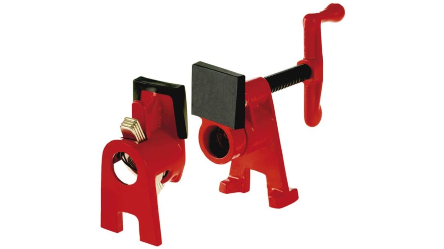 Bessey 40mm x 38.1mm Pipe Clamp Set, 2 piece