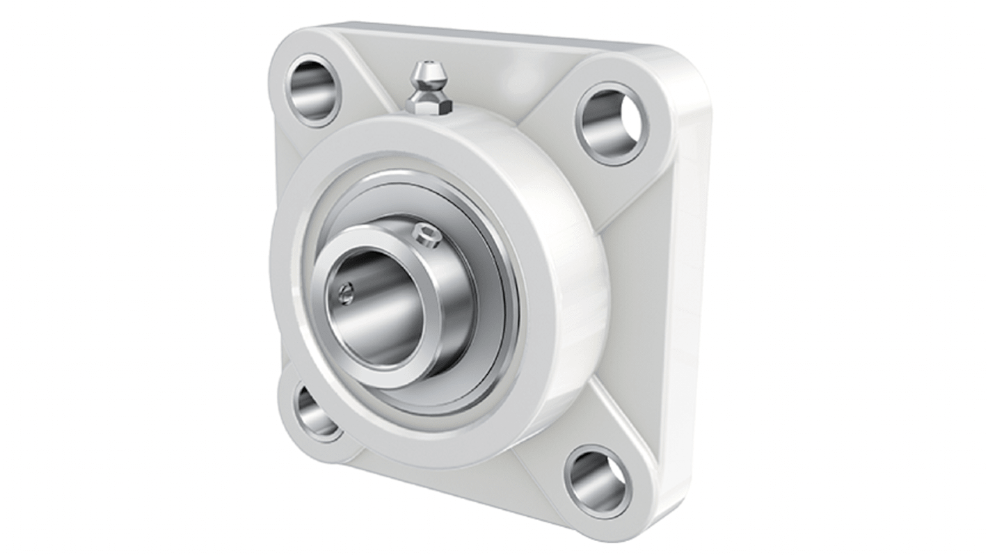 2 Hole Flange Bearing Unit, RCJT20-TV-VA-FD, 20mm ID