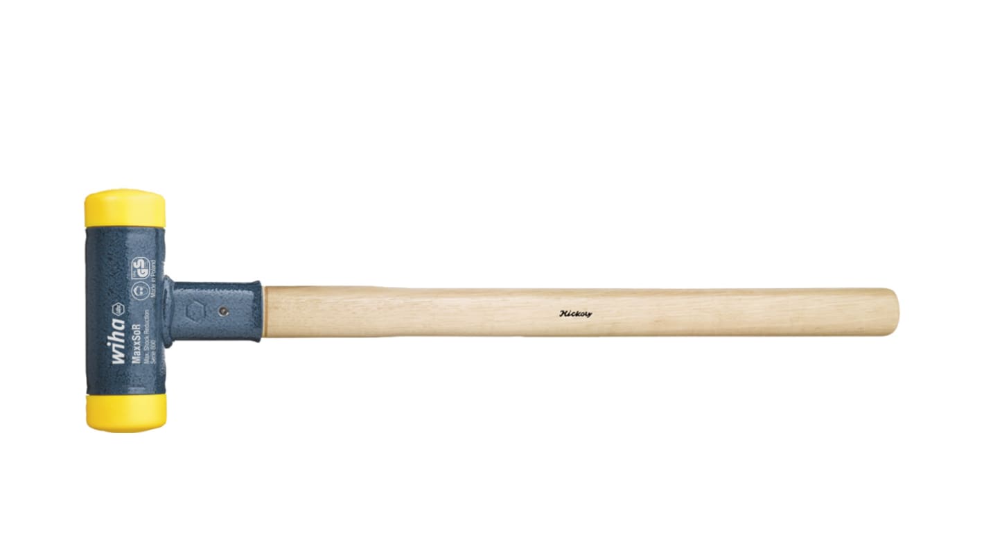 Wiha Hammer, Rückschlagfreier Hammer Rund Holz-Stiel 436g 350