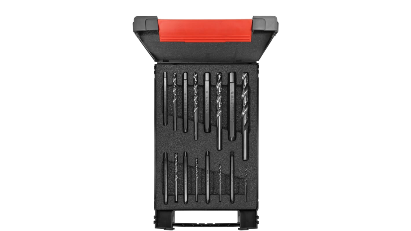 03988 Wiha 17 piece Screw Extractor Set RS