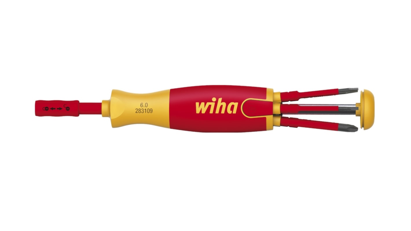 Wiha Tools VDE 3,0, 4,0, 5,5, PH1, PH2, PZ2 PHILLIPS®, POZIDRIV®, Schlitz