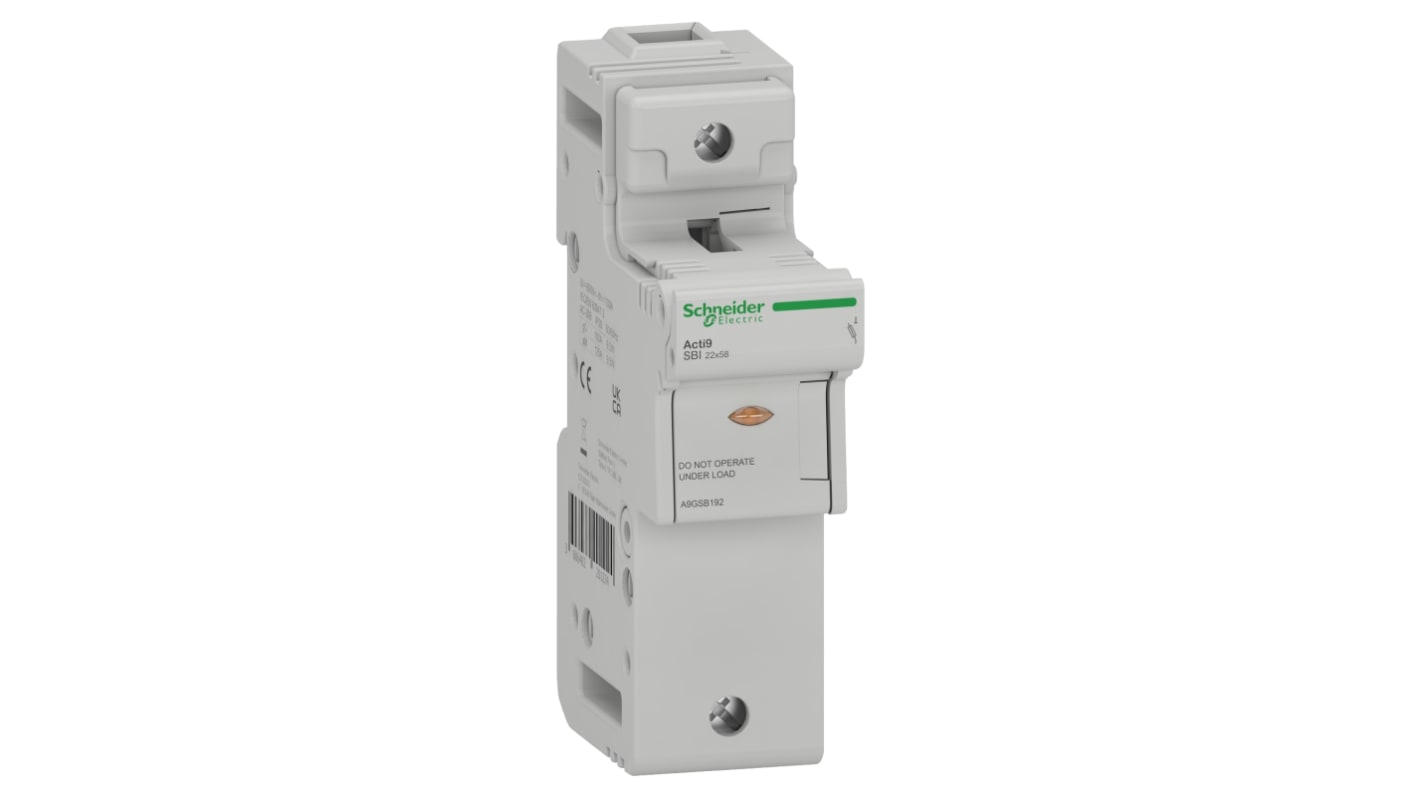 Schneider Electric Sicherungstrennschalter einpolig, 125A, 32 A, 40 A, 50 A, 63 A, 80 A, 100 A, 125 A, Multi9