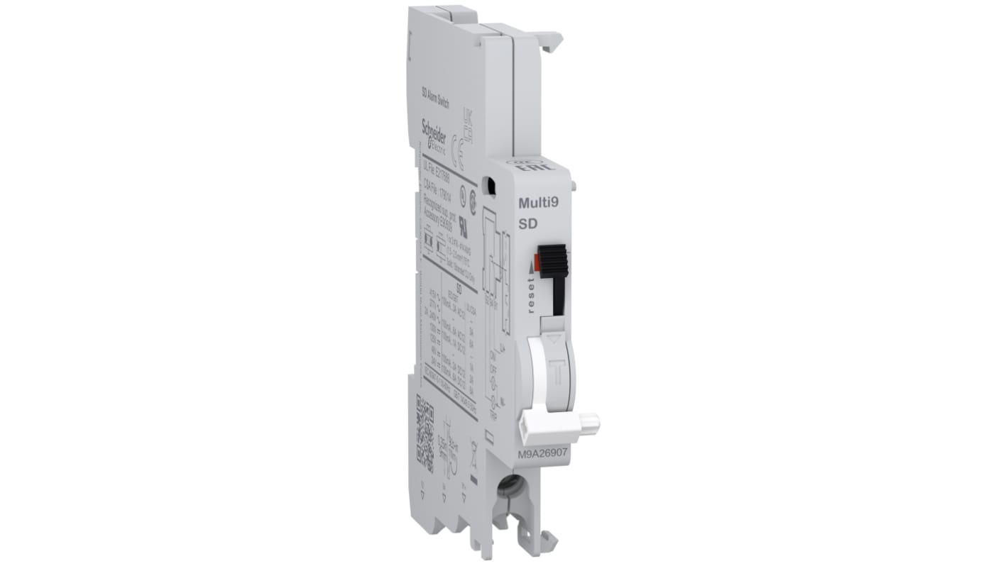 Schneider Electric M9A Hilfskontakt 1-polig C60, 1 Wechsler Klemmbefestigung mit Schraube Anschluss 6 A, 250 V