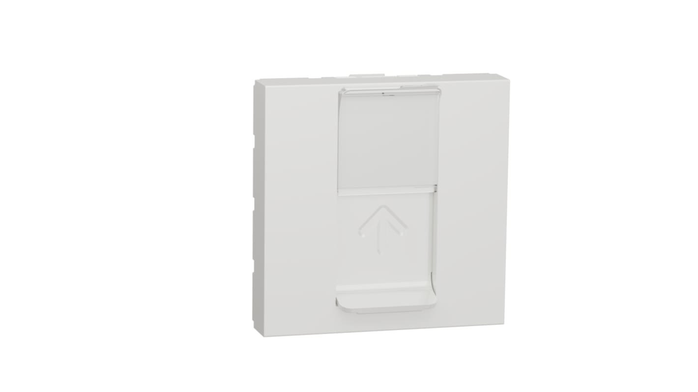 Conector hembra RJ45 Cat6a Hembra Schneider Electric serie Unica, apantallamiento S-FTP