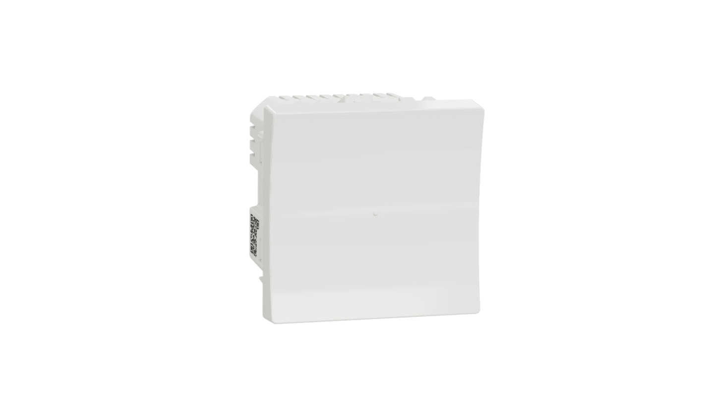 Meccanismo interruttore a pulsante Schneider Electric serie NU3, tipo: Pulsante, 10A, 230V, Colore bianco, IP20,