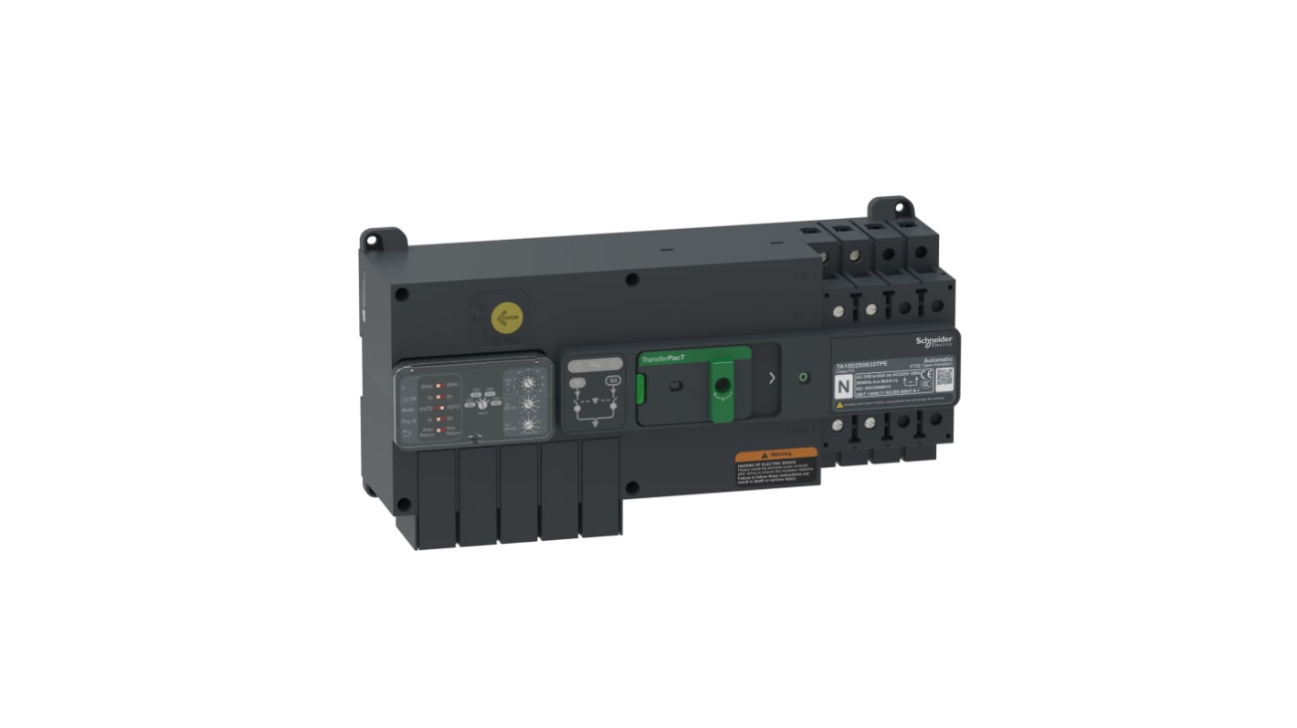 Interruptor automático electrónico Schneider Electric TA10D2S0633TPE, 63A, Fijo TA100